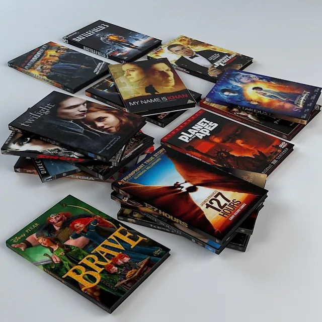 decoration – Collection of books 3ds Max