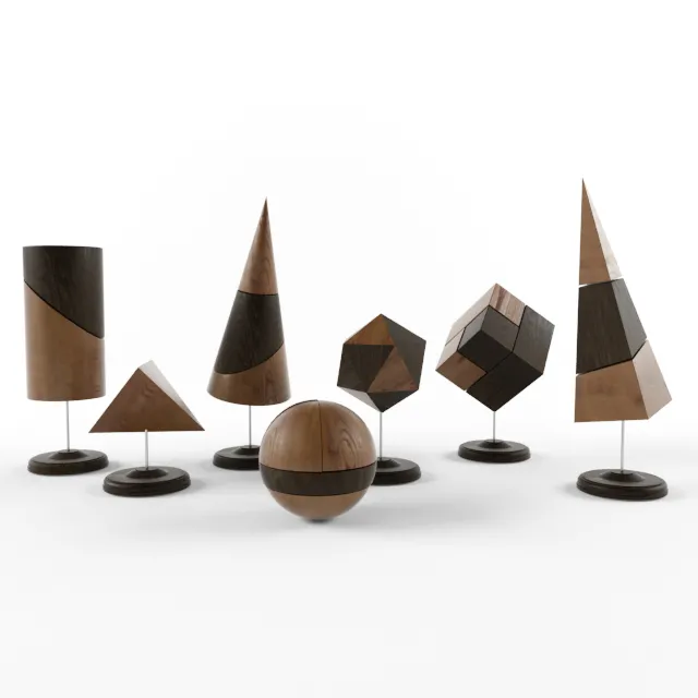 decoration – Collection of decorative objects 9 3ds Max