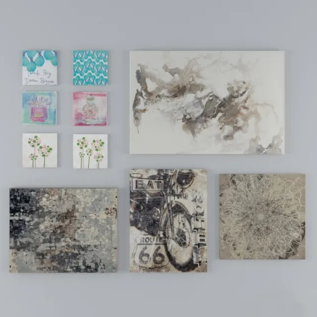 decoration – Collection of pictures 39 3ds Max