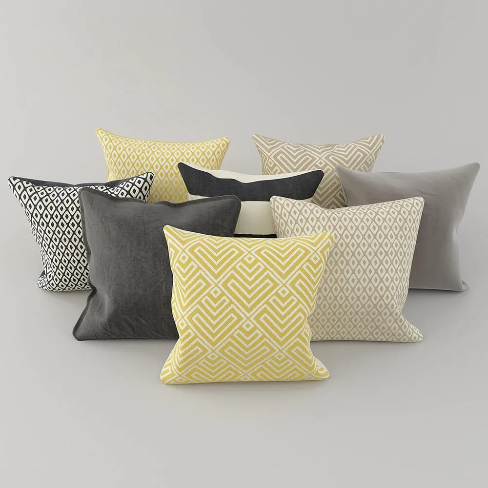 decoration – Collection of pillows 61 3ds Max