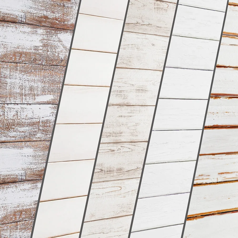 decoration – Collection of white panels made of wood 5 pcs 3ds Max