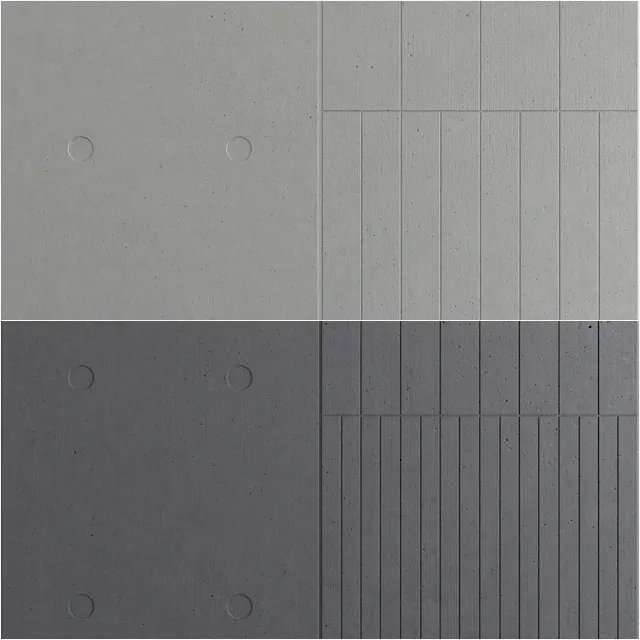 decoration – Concrete LCDA – Panbeton – Beton panels 3ds Max