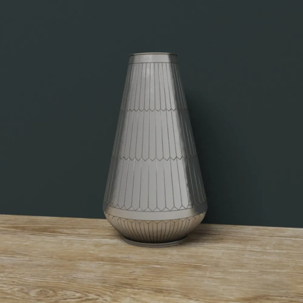decoration – Conical Vase 3ds Max