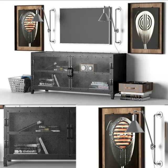 decoration – Console Hopper RH III 3ds Max