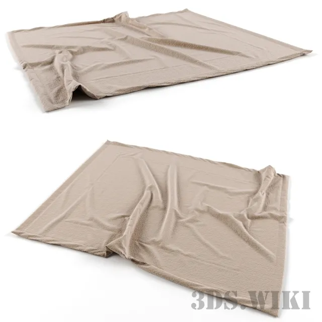 decoration – Contemporary soft fabric rug 3ds Max