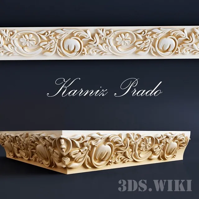 decoration – Cornice Pedro 3ds Max