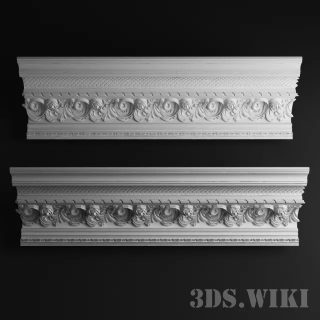 decoration – Cornice Torus Style 1143 3ds Max