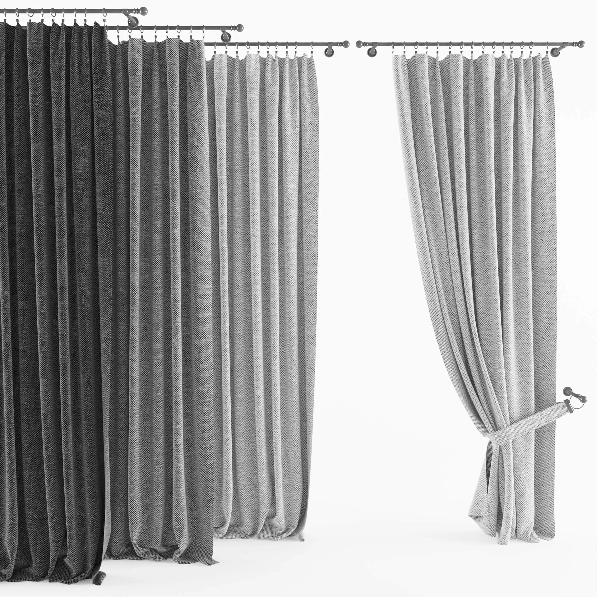 decoration – Curtain 07 3ds Max
