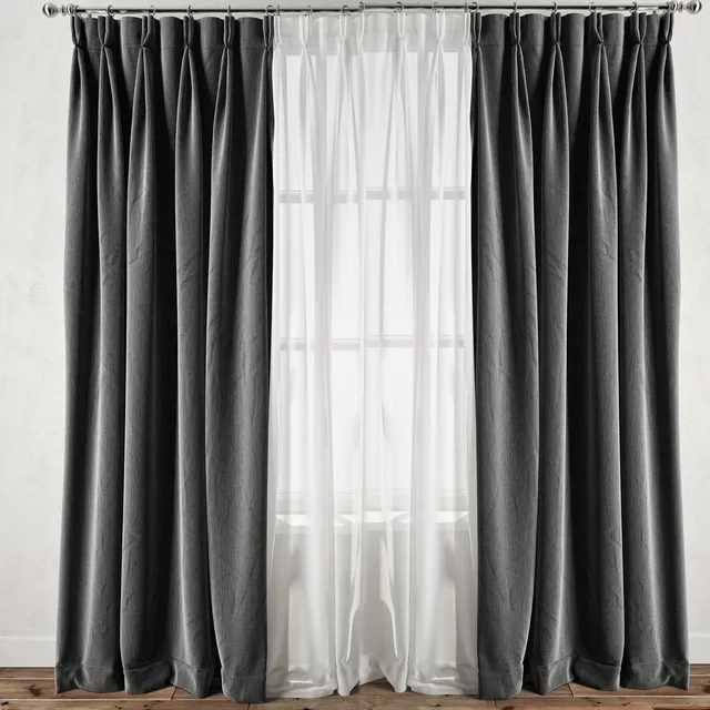 decoration – Curtain 1021 3ds Max