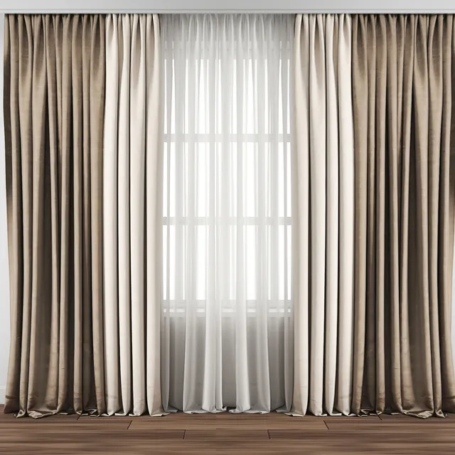 decoration – Curtain 1071 3ds Max
