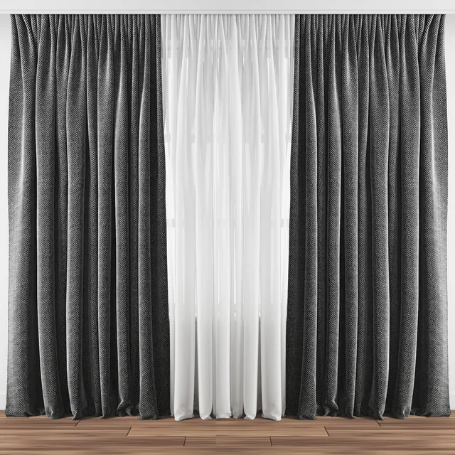 decoration – Curtain 108 3ds Max