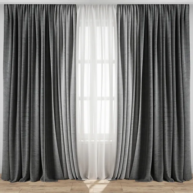 decoration – Curtain 114 3ds Max