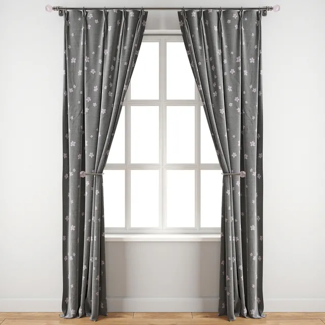 decoration – Curtain 1172 3ds Max