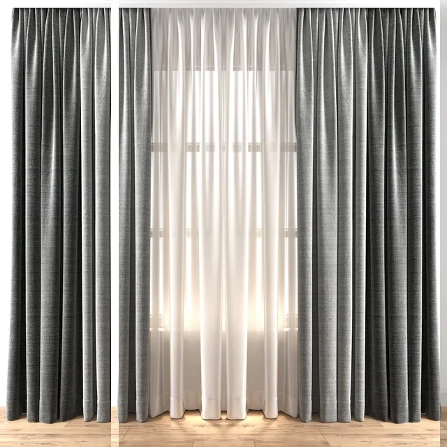 decoration – Curtain 119 3ds Max
