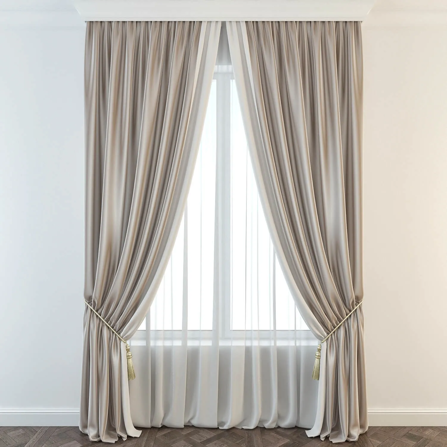 decoration – Curtain 123 3ds Max