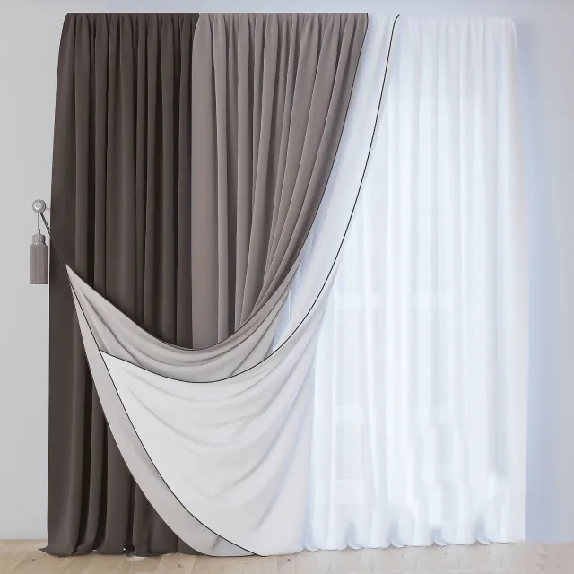 decoration – Curtain 14 3ds Max