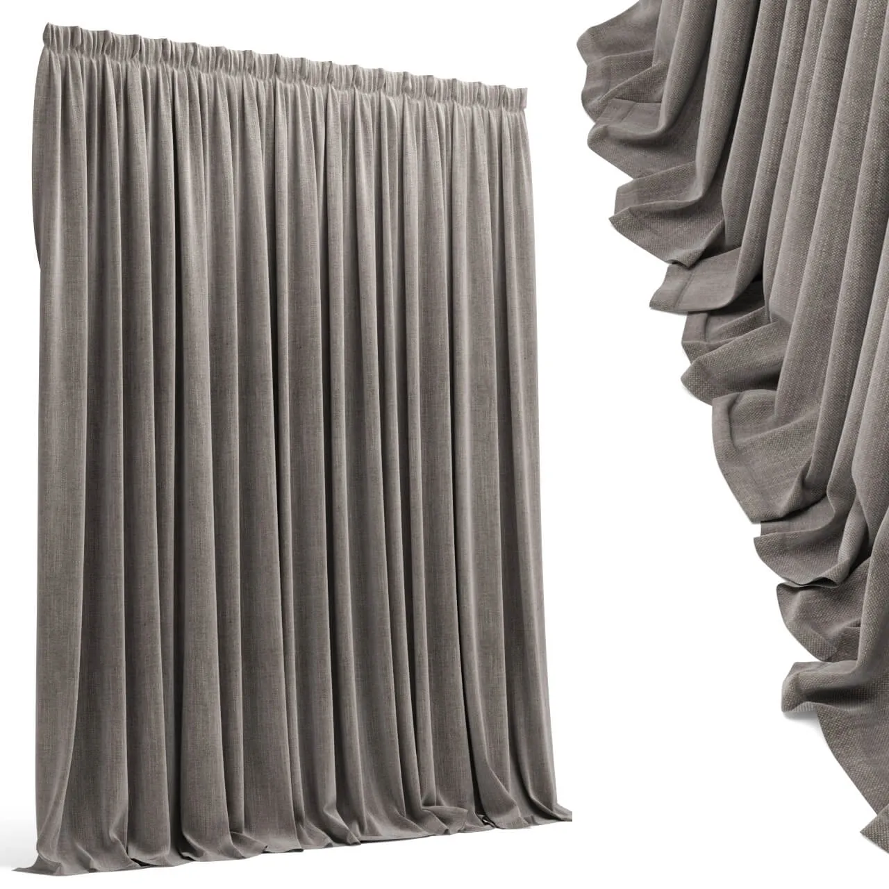 decoration – Curtain 16 3ds Max