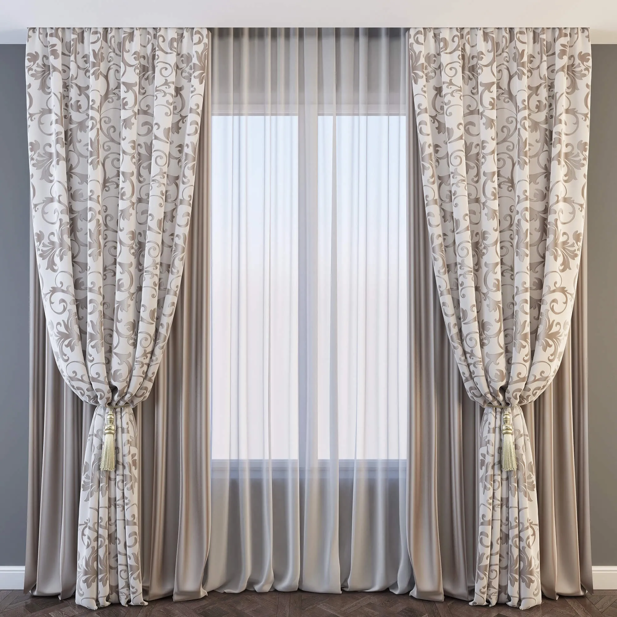 decoration – Curtain 199 3ds Max