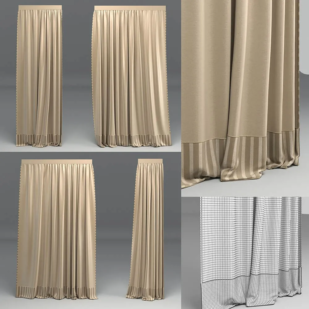 decoration – Curtain 384 3ds Max