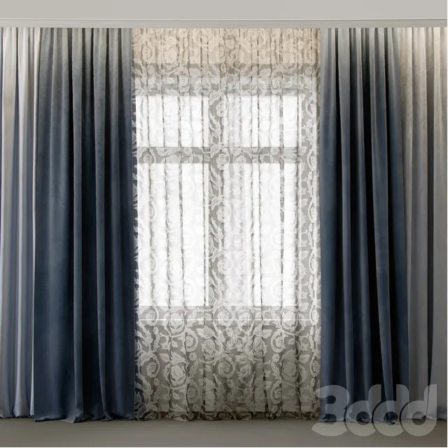 DECORATION – CURTAIN – 3D MODELS – 3DS MAX – FREE DOWNLOAD – 3312