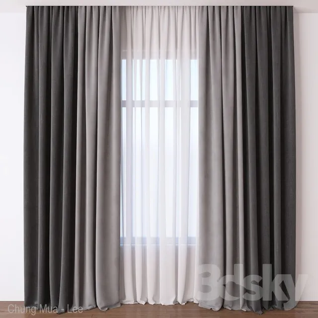 DECORATION – CURTAIN – 3D MODELS – 3DS MAX – FREE DOWNLOAD – 3313