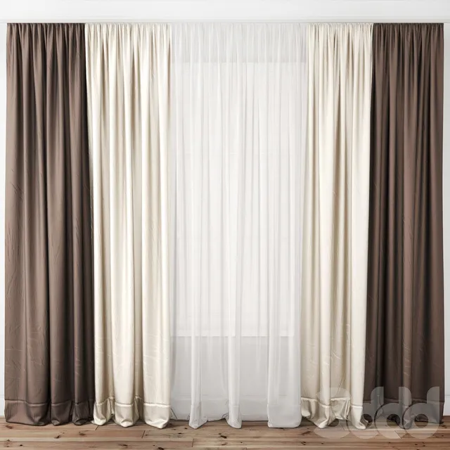 DECORATION – CURTAIN – 3D MODELS – 3DS MAX – FREE DOWNLOAD – 3316