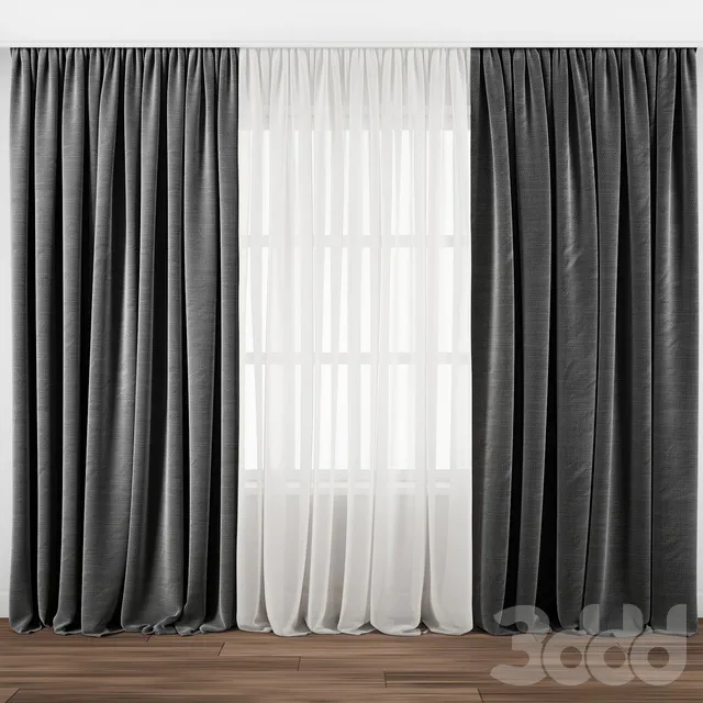 DECORATION – CURTAIN – 3D MODELS – 3DS MAX – FREE DOWNLOAD – 3317