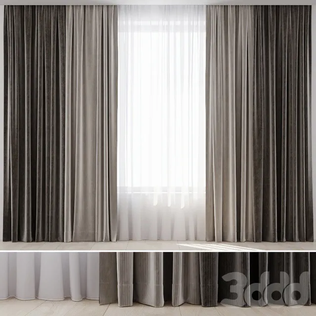 DECORATION – CURTAIN – 3D MODELS – 3DS MAX – FREE DOWNLOAD – 3324