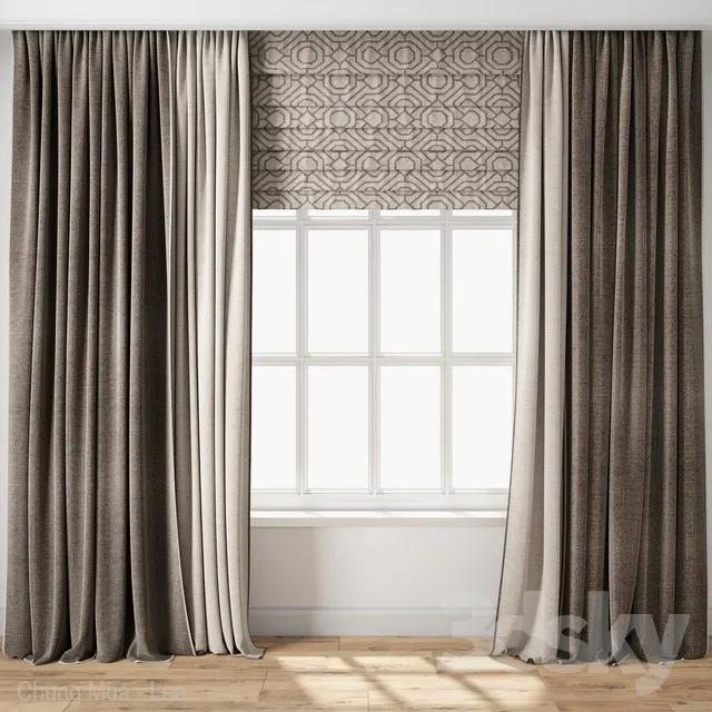 DECORATION – CURTAIN – 3D MODELS – 3DS MAX – FREE DOWNLOAD – 3329