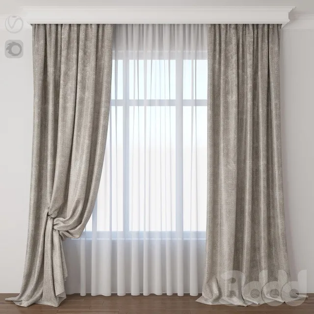 DECORATION – CURTAIN – 3D MODELS – 3DS MAX – FREE DOWNLOAD – 3337