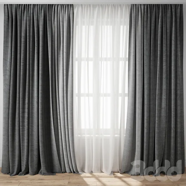 DECORATION – CURTAIN – 3D MODELS – 3DS MAX – FREE DOWNLOAD – 3340