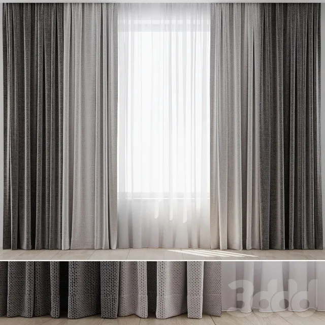 DECORATION – CURTAIN – 3D MODELS – 3DS MAX – FREE DOWNLOAD – 3341