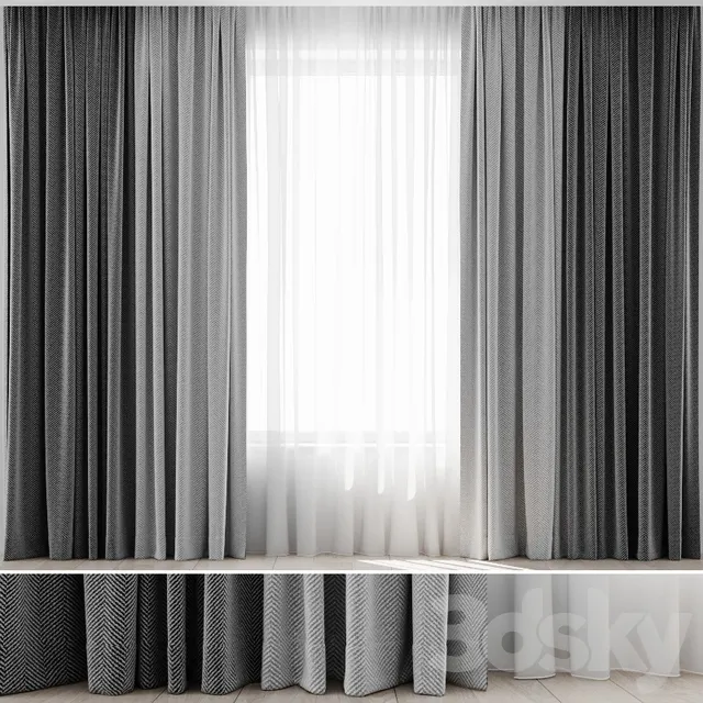 DECORATION – CURTAIN – 3D MODELS – 3DS MAX – FREE DOWNLOAD – 3345