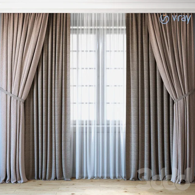 DECORATION – CURTAIN – 3D MODELS – 3DS MAX – FREE DOWNLOAD – 3346