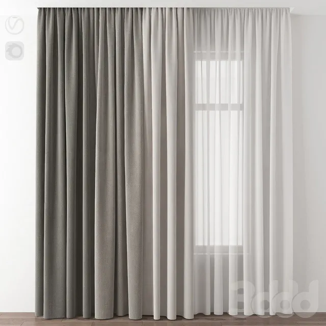 DECORATION – CURTAIN – 3D MODELS – 3DS MAX – FREE DOWNLOAD – 3349