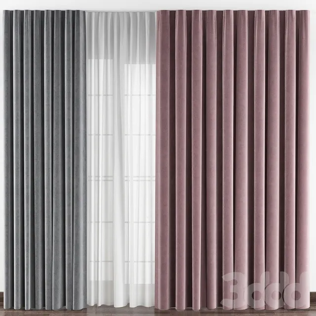 DECORATION – CURTAIN – 3D MODELS – 3DS MAX – FREE DOWNLOAD – 3352