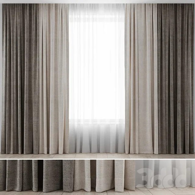 DECORATION – CURTAIN – 3D MODELS – 3DS MAX – FREE DOWNLOAD – 3358