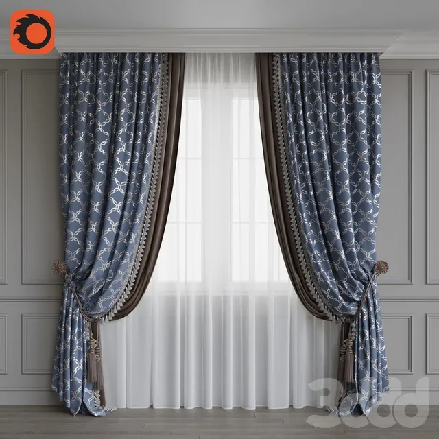 DECORATION – CURTAIN – 3D MODELS – 3DS MAX – FREE DOWNLOAD – 3361