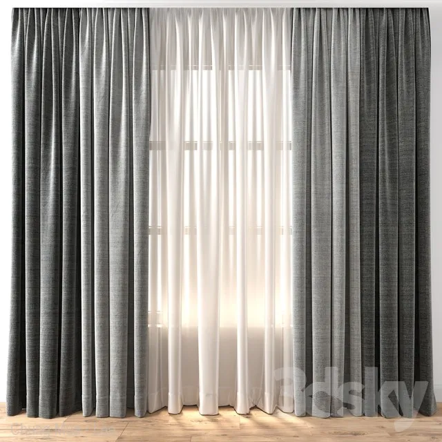DECORATION – CURTAIN – 3D MODELS – 3DS MAX – FREE DOWNLOAD – 3370