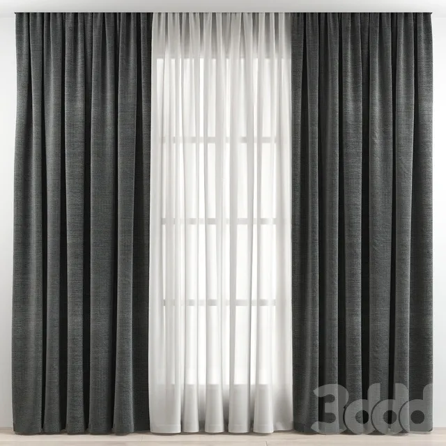 DECORATION – CURTAIN – 3D MODELS – 3DS MAX – FREE DOWNLOAD – 3371