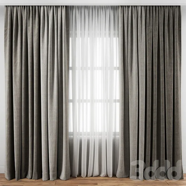 DECORATION – CURTAIN – 3D MODELS – 3DS MAX – FREE DOWNLOAD – 3373