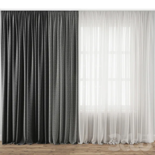DECORATION – CURTAIN – 3D MODELS – 3DS MAX – FREE DOWNLOAD – 3378