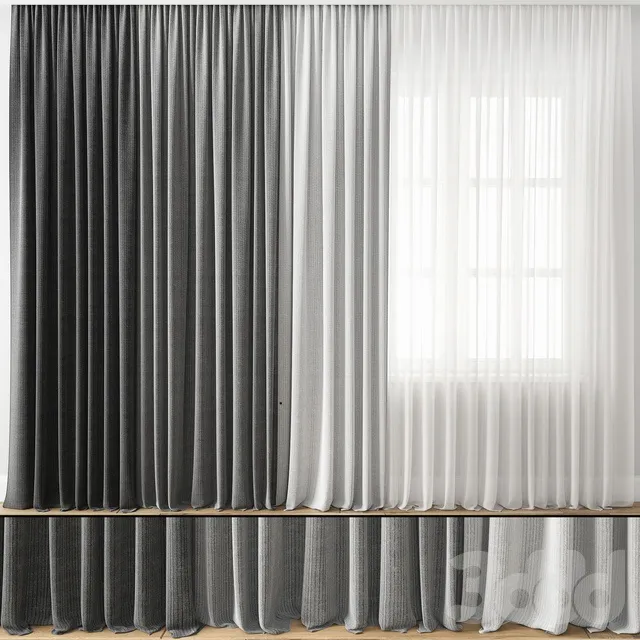 DECORATION – CURTAIN – 3D MODELS – 3DS MAX – FREE DOWNLOAD – 3382