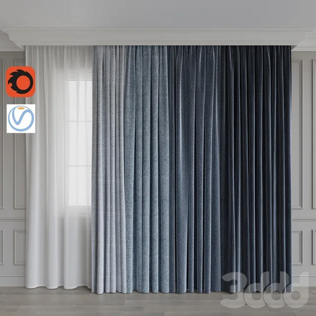 DECORATION – CURTAIN – 3D MODELS – 3DS MAX – FREE DOWNLOAD – 3384