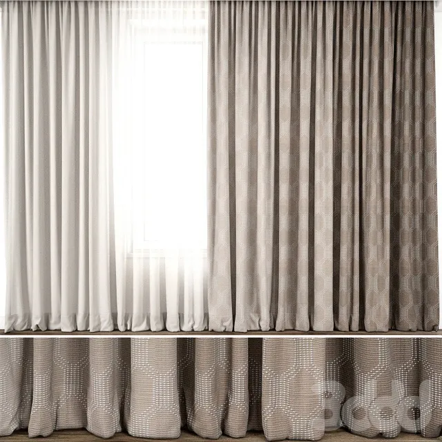 DECORATION – CURTAIN – 3D MODELS – 3DS MAX – FREE DOWNLOAD – 3386
