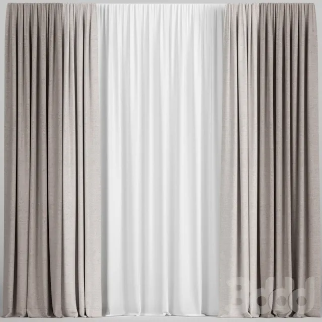 DECORATION – CURTAIN – 3D MODELS – 3DS MAX – FREE DOWNLOAD – 3390