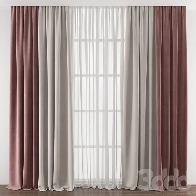 DECORATION – CURTAIN – 3D MODELS – 3DS MAX – FREE DOWNLOAD – 3395