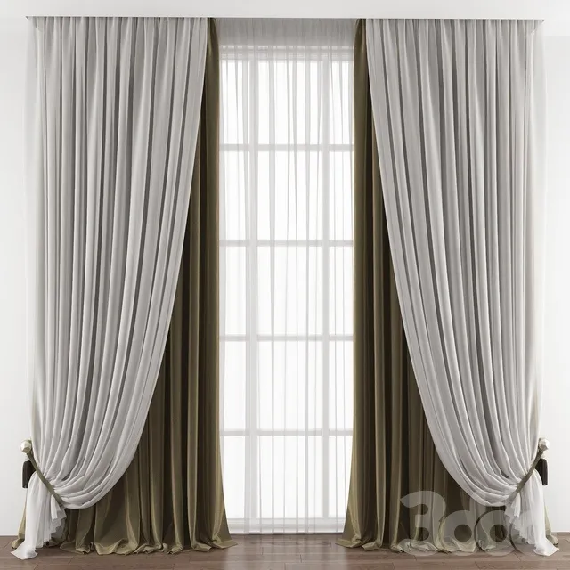DECORATION – CURTAIN – 3D MODELS – 3DS MAX – FREE DOWNLOAD – 3412