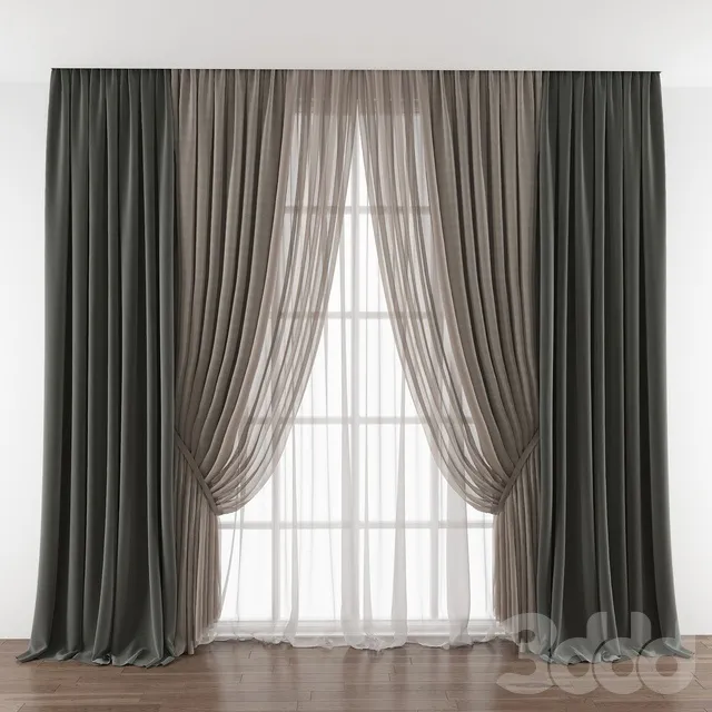 DECORATION – CURTAIN – 3D MODELS – 3DS MAX – FREE DOWNLOAD – 3413