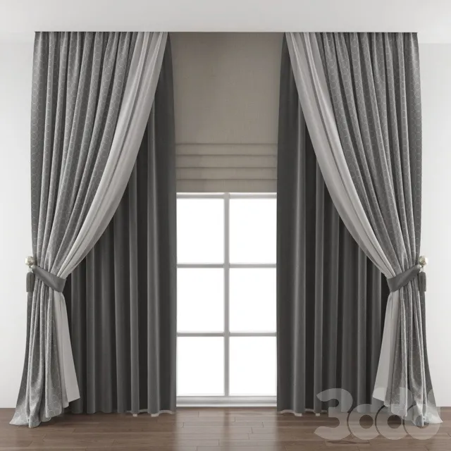 DECORATION – CURTAIN – 3D MODELS – 3DS MAX – FREE DOWNLOAD – 3417